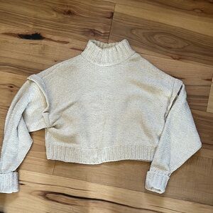 Urban Outfitters Cream Turtleneck Sweater